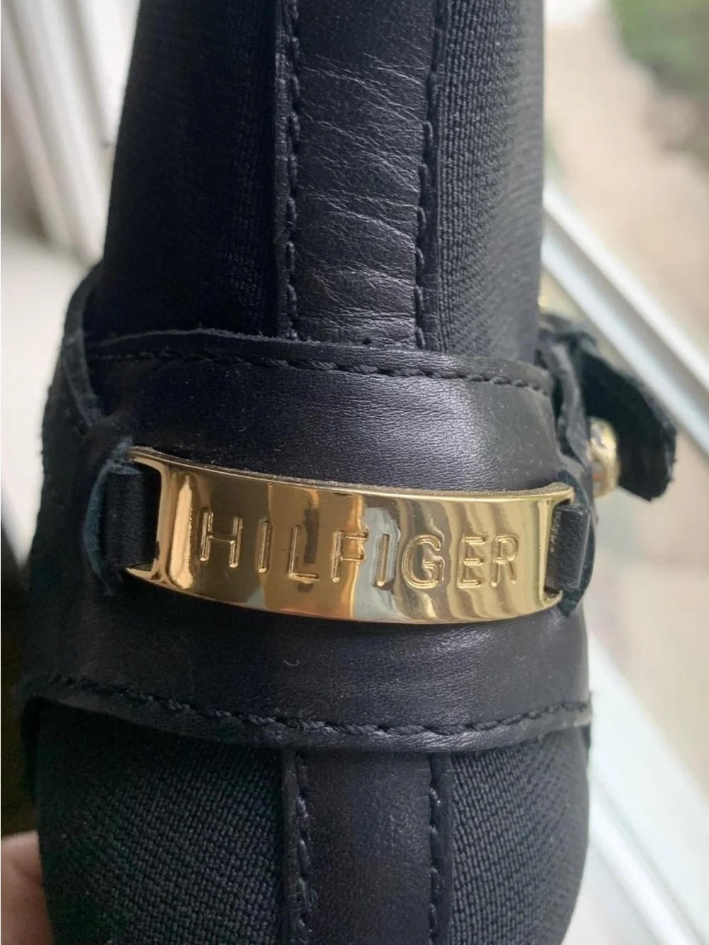 Tommy Hilfiger Hayley Leather Boots Size 8.5